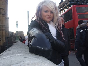 Girl-in-leather-gloves-and-leather-jacket
