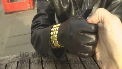 Jenny-holding-hands-girls-in-leather-gloves